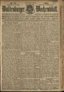 Waldenburger Wochenblatt, Jg. 56, 1910, nr 27
