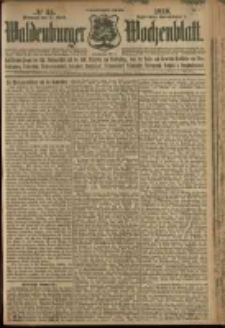 Waldenburger Wochenblatt, Jg. 56, 1910, nr 34