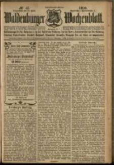 Waldenburger Wochenblatt, Jg. 56, 1910, nr 47