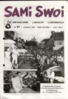 Sami Swoi : miesięcznik lokalny Lubomierza, 1997, nr 51