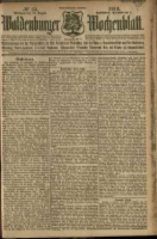 Waldenburger Wochenblatt, Jg. 56, 1910, nr 64