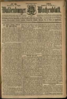 Waldenburger Wochenblatt, Jg. 56, 1910, nr 66