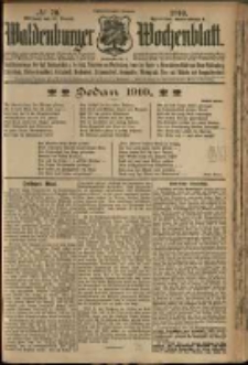 Waldenburger Wochenblatt, Jg. 56, 1910, nr 70