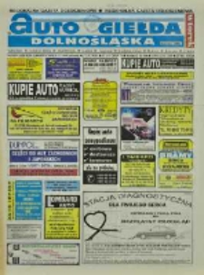 Auto Giełda Dolnośląska : regionalna gazeta ogłoszeniowa, 1999, nr 89 (616) [9.11]