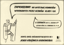 Zapraszamy na wystawę komiks&oacute;w wykonanych przez uczni&oacute;w klasy I Ga