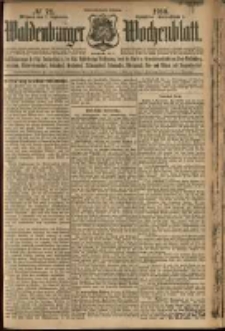 Waldenburger Wochenblatt, Jg. 56, 1910, nr 72