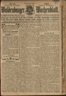 Waldenburger Wochenblatt, Jg. 56, 1910, nr 74