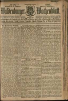 Waldenburger Wochenblatt, Jg. 56, 1910, nr 78