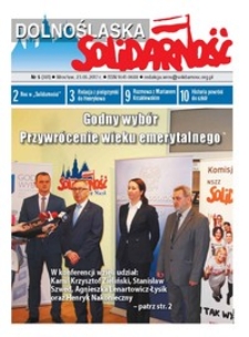 Dolnośląska Solidarność, 2017, nr 5 (381)