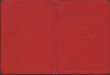 Dokument odznaki „Przodujący kolejarz” dla Tadeusza Wereszki, 8.05.1960 r.