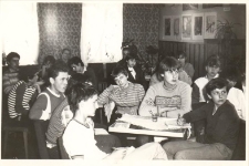 Spotkanie z Markiem i Krystyną Fiedlerami, słuchacze, 11.05.1981 r. [Dokument ikonograficzny]