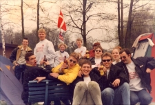 46. Światowy Młodzieżowy Zlot Campingu i Caravaningu w Obornikach Śląskich, miasteczko namiotowe Duńczyków, 16.04.1998 r. (fot. 14) [Dokument ikonograficzny]