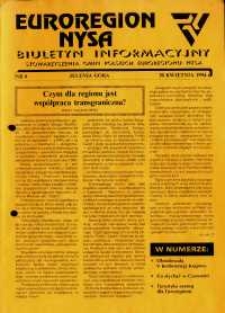 Euroregion Nysa : biuletyn informacyjny Stowarzyszenia Gmin Polskich Euroregionu Nysa, 1994, nr 8