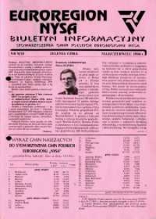 Euroregion Nysa : biuletyn informacyjny Stowarzyszenia Gmin Polskich Euroregionu Nysa, 1994, nr 9-10