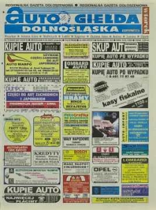 Auto Giełda Dolnośląska : regionalna gazeta ogłoszeniowa, 2000, nr 11 (641) [8.02]