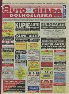 Auto Giełda Dolnośląska : regionalna gazeta ogłoszeniowa, 2000, nr 34 (663) [28.04]