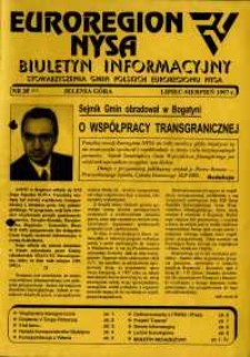 Euroregion Nysa : biuletyn informacyjny Stowarzyszenia Gmin Polskich Euroregionu Nysa, 1997, nr 31