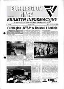 Euroregion Nysa : biuletyn informacyjny Stowarzyszenia Gmin Polskich Euroregionu Nysa, 1998, nr 36