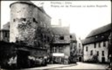 Hirschberg i. Schles. Eingang von der Promenade zur dunklen Burgstrasse [Dokument ikonograficzny]