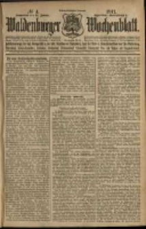 Waldenburger Wochenblatt, Jg. 57, 1911, nr 4
