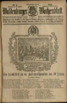 Waldenburger Wochenblatt, Jg. 57, 1911, nr 5