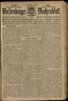Waldenburger Wochenblatt, Jg. 57, 1911, nr 6