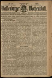 Waldenburger Wochenblatt, Jg. 57, 1911, nr 10