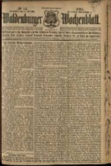 Waldenburger Wochenblatt, Jg. 57, 1911, nr 14