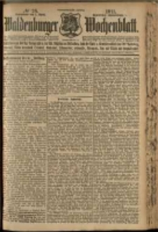 Waldenburger Wochenblatt, Jg. 57, 1911, nr 26