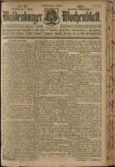 Waldenburger Wochenblatt, Jg. 57, 1911, nr 27