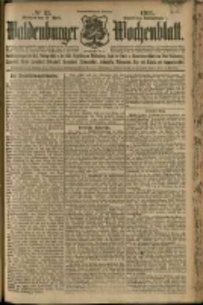 Waldenburger Wochenblatt, Jg. 57, 1911, nr 31