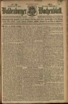 Waldenburger Wochenblatt, Jg. 57, 1911, nr 49