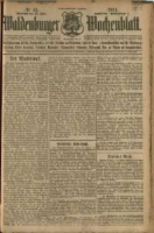 Waldenburger Wochenblatt, Jg. 57, 1911, nr 51