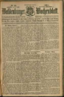 Waldenburger Wochenblatt, Jg. 57, 1911, nr 56
