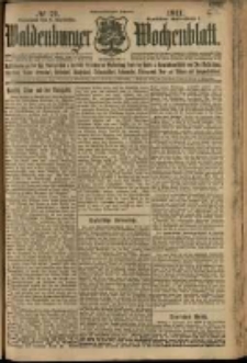 Waldenburger Wochenblatt, Jg. 57, 1911, nr 72