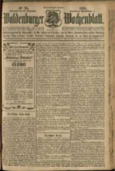 Waldenburger Wochenblatt, Jg. 57, 1911, nr 75