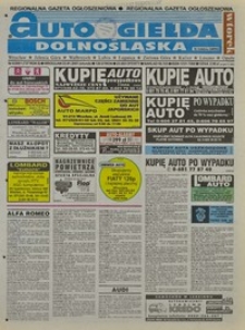 Auto Giełda Dolnośląska : regionalna gazeta ogłoszeniowa, 2001, nr 6 (737) [23.01]