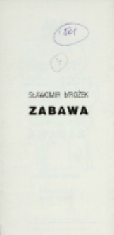 Zabawa - program [Dokument życia społecznego]