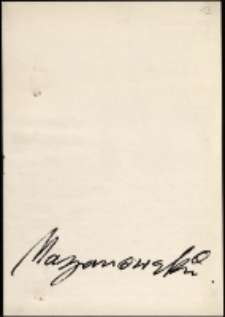 Marek Mazanowski- katalog [Dokumenty życia społecznego]