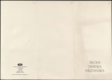 Młoda grafika hiszpańska - folder [Dokumenty życia społecznego]