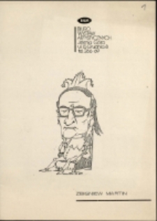 Zbigniew Martin. Fascynacje "Panem Tadeuszem" - folder [Dokumenty życia społecznego]