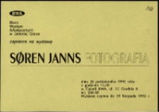 Søren Janns. Fotografia - zaproszenie [Dokumenty życia społecznego]