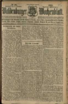 Waldenburger Wochenblatt, Jg. 57, 1911, nr 94