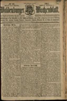 Waldenburger Wochenblatt, Jg. 57, 1911, nr 97