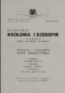 Królowa i Szekspir - program [Dokument życia społecznego]