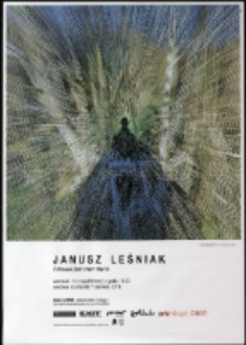 Janusz Leśniak. Człowiek jest snem cienia - plakat [Dokumenty życia społecznego]