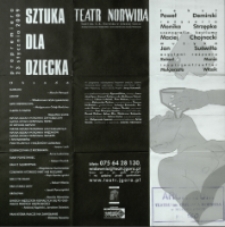 Sztuka dla dziecka - program [Dokument życia społecznego]