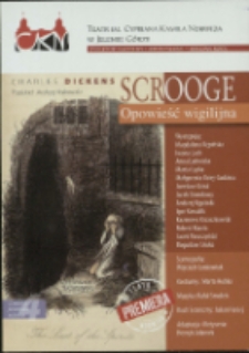 Scrooge. Opowieść wigilijna - ulotka [Dokument życia społecznego]