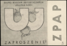 Wystawa Jeleniogórskiej Grupy Młodych - zaproszenie [Dokument życia społecznego]