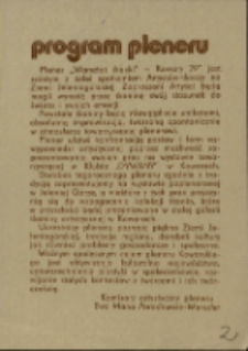 Plener "Warsztat tkacki - Kowary 79" - ulotka [Dokument życia społecznego]